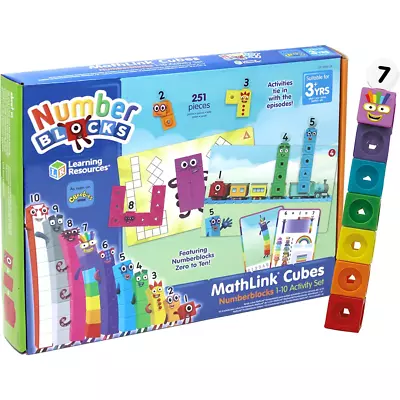 Learning Resources MathLink Cubes Numberblocks 1-10 Activity Set Classroom Home • £21.99