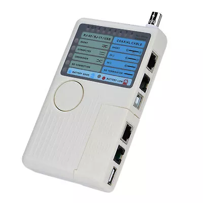 RJ45 / RJ11 / USB / BNC Network Tester LAN Cable Tracker Detector GDS • £17.98