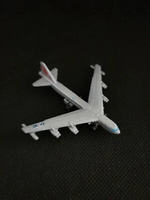 £7.66 • Buy Small Micro Machine USAF B-52 Strato Fortress Jet Bomber In Bare Metal Color