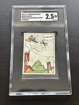 1932 Mickey Mouse Minnie JL Tiedemanns Norway Cromwell Medina Sgc 2.5 #24/25 • $4999.99