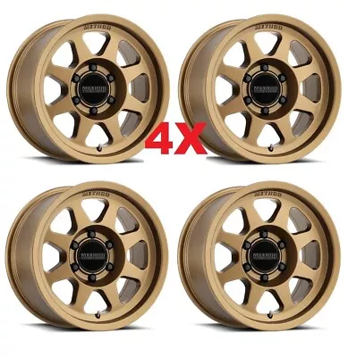 17 Method Mr701 Bronze Wheels Rims Bead Grip Mr70178560900 • $1349