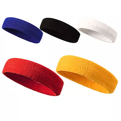 Wide Headbands Set Of 1 Yoga Sports Soccer Basketball Softball Antiperspirant He • $8.27