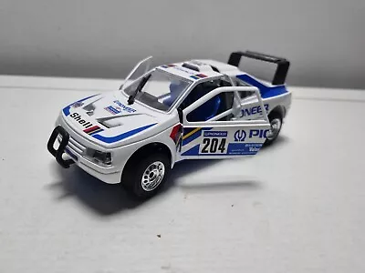 Majorette Peugeot 405 Turbo 16 1/24 Scale Model. WHITE Racing Car • £14.50