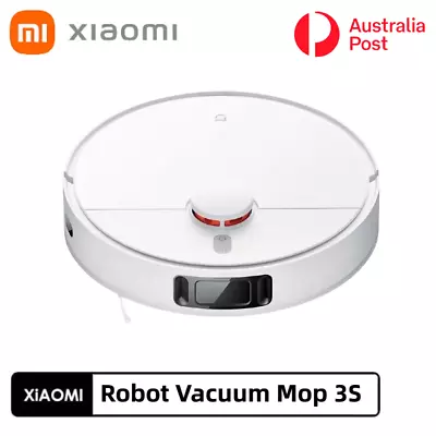 Xiaomi Robot Vacuum Mop Cleaner 3S Auto Cleaning LDS Laser Navigation 4000Pa APP • $550.40