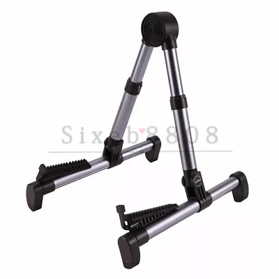 A-Frame Guitar Violin Banjo Stand Folding Musical Instruments Stand Gray • $21.13