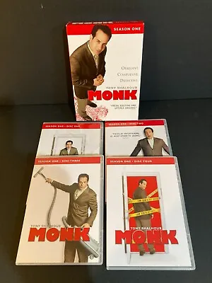 Monk Complete Season 1 TV DVD Box Set: USED Good Condition • $6.50