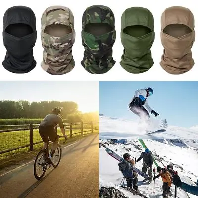 Balaclava Face Mask UV Protection Ski Sun Hood Tactical Full Masks B • $3.26