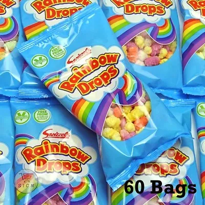 Swizzels Rainbow Drops 10g - Sugar Coated Puffed Maize & Rice Sweet • £16.99