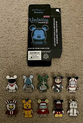 2009 Disney Vinylmation Park #3 Mystery Pins Complete Set (10/10) • $99.99