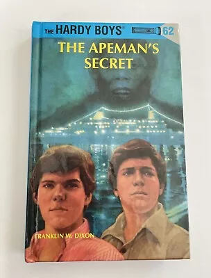 HARDY BOYS 62: THE APEMAN'S SECRET By Franklin W. Dixon Hardcover Flashlight • $29.99