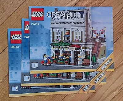 INSTRUCTIONS ONLY FOR LEGO 10243 Parisian Restaurant Creator INSTRUCTIONS ONLY • $59.93