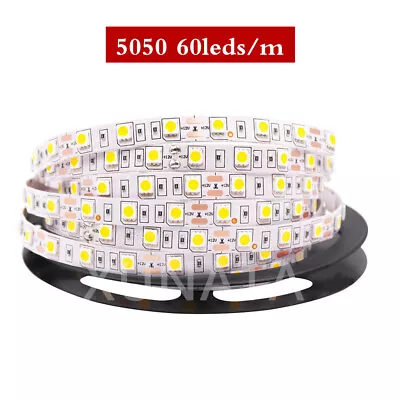 16ft 5050 2835 5054 Super Bright Waterproof LED Strip Light DC12V  Tape Lamp US • $8.99