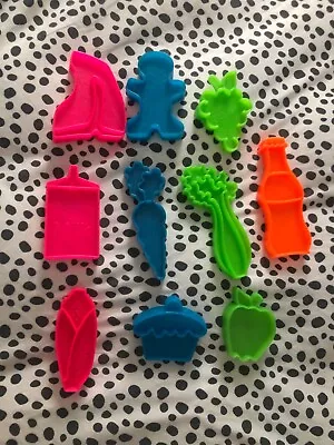 Vintage Mattel 1972 Tuff Stuff Toy Food Grocery Shopping Lot Of 10 Plastic • $9.99