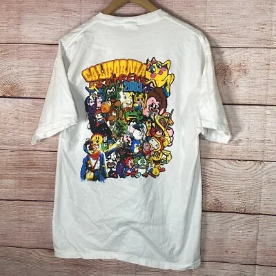 Rare Vintage Retro California Extreme 2003 Cartoon Graphic Tee White Large • $30