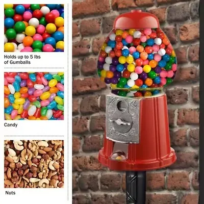 $44.99 • Buy 15  Vintage Candy Gumball Machine & Bank With Stand By Great Northern Popcorn