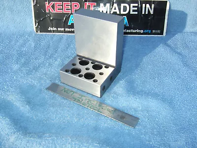 Angle Plate Tapped 3x3x4 Machinist Toolmaker Hardened Fresh Grind Plate Used • $145