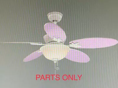 PARTS ONLY For Harper III 44  Ceiling Fan White/Pink/Purple • $12.99