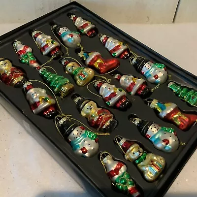 £27.99 • Buy 20 Vintage Style Glass Christmas Tree DecorationsHanging Nostalgia Gisela Graham