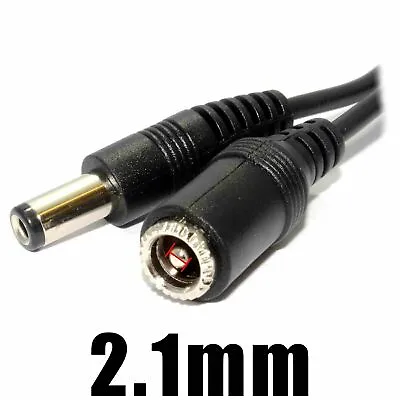 DC Power Supply Extension Cable 12V For CCTV Camera/DVR/PSU Lead 1m/2m/3m/5m/10m • £3.50