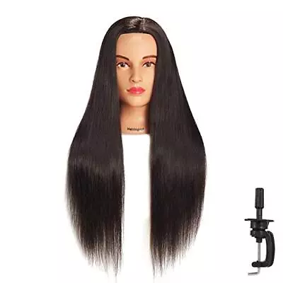 Training Head 26-28 Mannequin Head Hair Styling Manikin Cosmetology Doll He... • $24.47