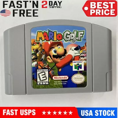 Mario Golf Video Game Card For The Nintendo N64 Console US Version (used) • $21.99