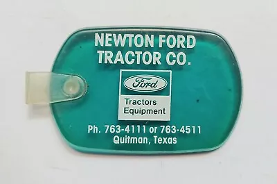 Ford Tractor Dealer Key Chain Fob Vintage Newton Ford Tractor Co Quitman Texas • $25.99