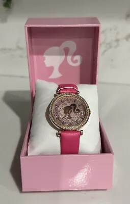 Barbie Silhouette Quartz Movement Pink Watch • $48