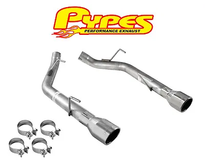 2005-2010 Mustang GT PYPES Muffler Delete Axle Back Kit Polished Stainless Steel • $298.75