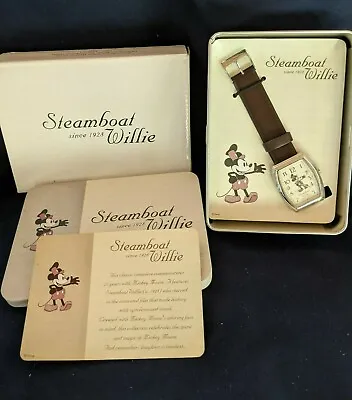 Avon Collectible Disney 2004 Steamboat Willie Watch In Tin • $65