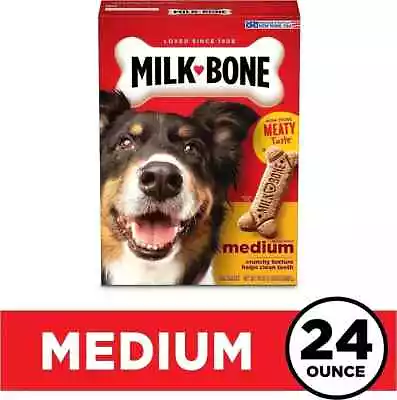 Milk-Bone Original Dog Treats Biscuits For Medium Dogs 24 Ounce • $5.25