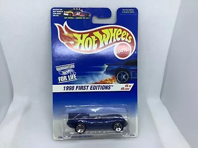 Hot Wheels 1998 Blue Jaguar D-type First Editions #638 • $1