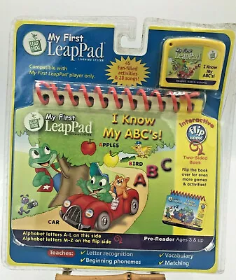 Leap Frog My First LeapPad I Know My ABC's! Book & Cartridge  NEW IN PACKAGE • $7.99