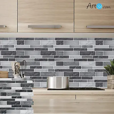 Art3d 10 Pieces Peel And Stick Kitchen Backsplash Tiles Self Adhesive Tile • $29.99