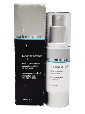 MD Formulations ANTIOXIDANT SERUM Moisture Defense Men Hydrate 1 Oz/30mL New • $39