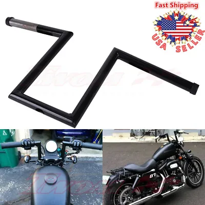 Drag Handlebar 1  Z Bar Ape Hanger For Harley Sportster XL883 1200 Softail Dyna • $61.05