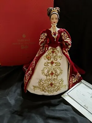 Mattel 27028 Imperial Splendor 2000 Faberge Porcelain Barbie  Smoke Free Home • $450