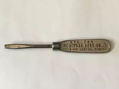 Vintage Atwood Merc Co Metal Screwdriver Atwood Kans Ford Sales Service Kansas • $34.95