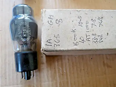 GEC  KT61     USED Valve Tube  Tested Amplitrex AT1000 Tester NOV19B • £30