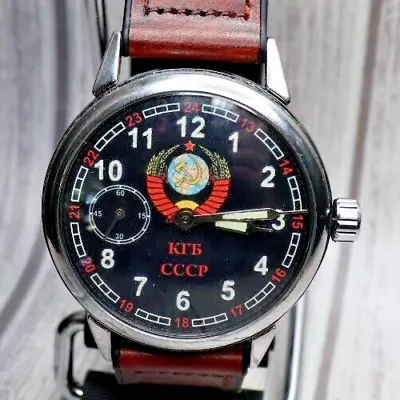 Molnija Vintage CCCP Russian Marriage Watch 45mm Manual Wind Up Black Dial • $99