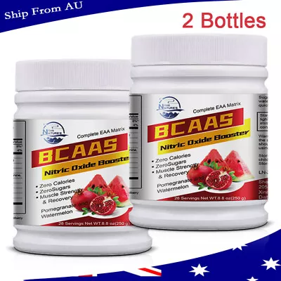 BCAA Powder 2x250g Watermelon Flavor Post Workout Muscle Recovery & Hydration • $40.99