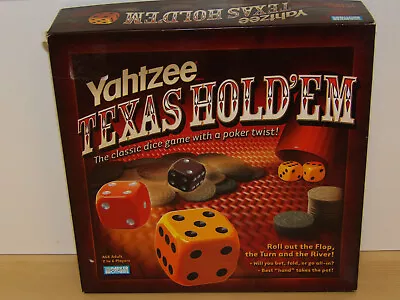 Yahtzee Texas Hold'em Dice Game W/A Poker Twist-2004-Complete VG Condition • $7