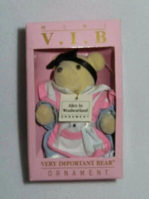 $12.99 • Buy Alice In Wonbearland Mini V.I.B. 1992 North American Bear 5  Ornament - NIB