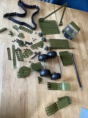 Meccano Army Multikit Vintage 1970's Collectable Set Construction Not Complete • £20