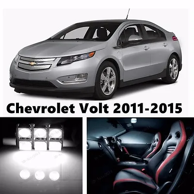 10pcs LED Xenon White Light Interior Package Kit For Chevrolet Volt 2011-2016 • $19.99