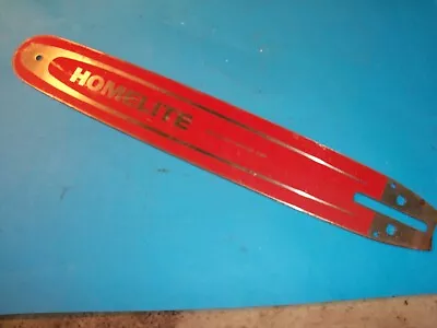 Vintage Homelite 16  Chainsaw Bar  Perma-hard Tip HARDNOSE OEM KS3B • $100
