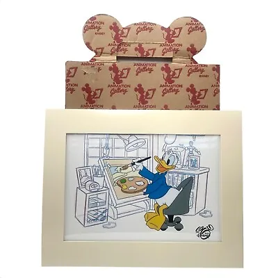 Donald Duck Animation Gallery Cel - W/ Original Box - Walt Disney Parks Resorts • $79.99
