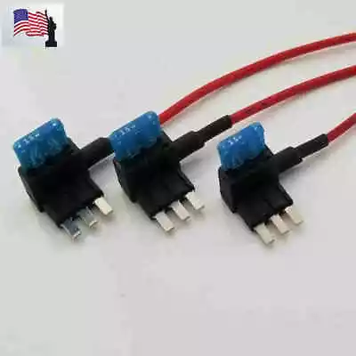 MICRO3 ADD-A-CIRCUIT Fuse Tap 3 Pack With Free Fuse 15 Amps USA • $8.99
