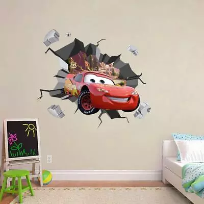 Lightning McQueen Cars Movie Decal WALL STICKER DIY Decor Bedroom Disney WC248 • $33.29