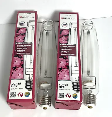 Eye Hortilux 1000 Watt Super HPS Grow Lamp Lot Of 2 • $59.95