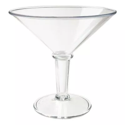 G.E.T. SW-1419-1-SAN-CL Shatterproof Jumbo Martini Cocktail Glass BPA Free ... • $31.94